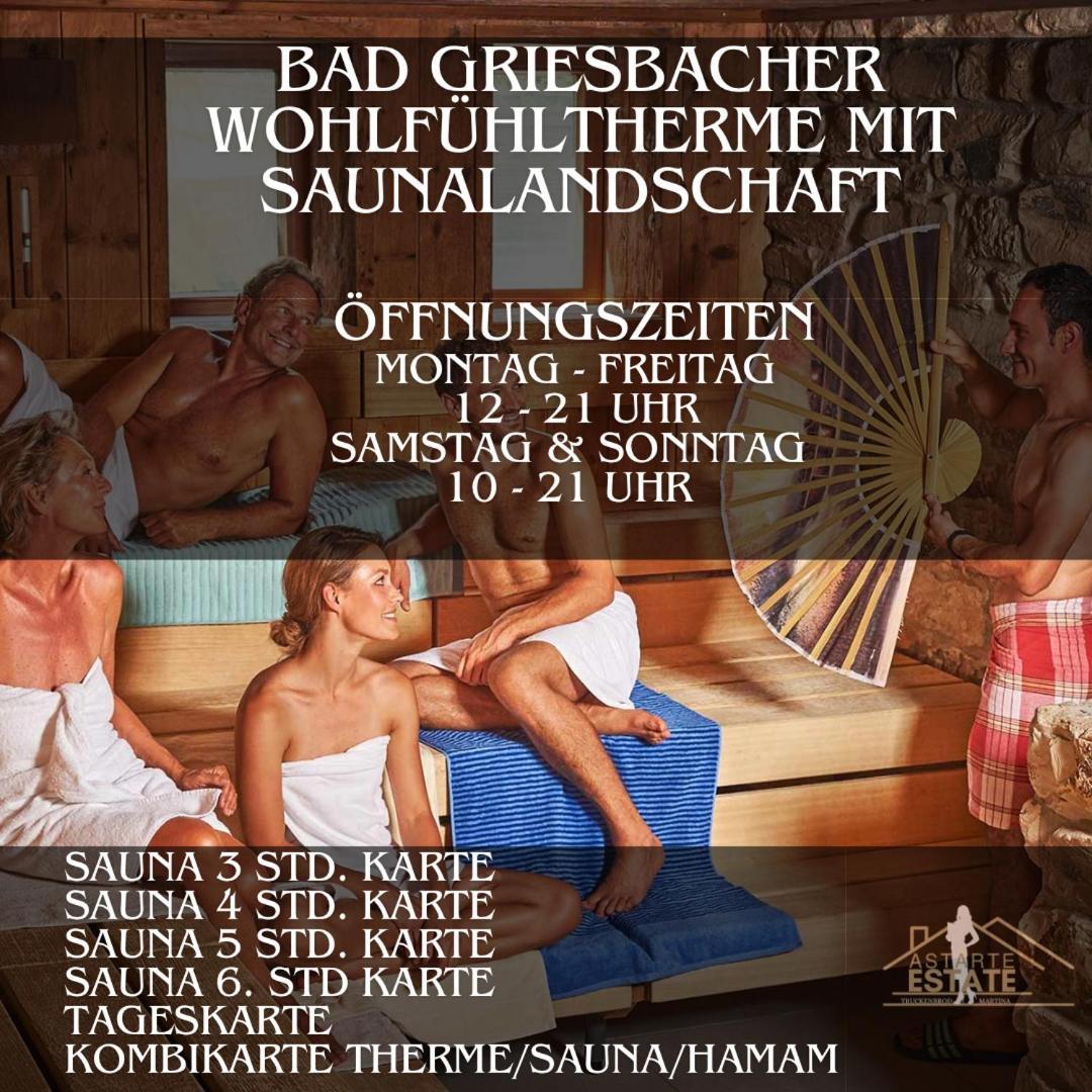 Fewo 20 - Appartement Im Rottalblick - Youngmodern Wohnen Mit Bademantelgang Zur Therme, Tv, Balkon Und Persoenlichem Gaesteempfang Von Astarte Estate バート・グリースバッハ エクステリア 写真
